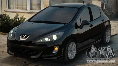 Peugeot 308 Black for GTA San Andreas