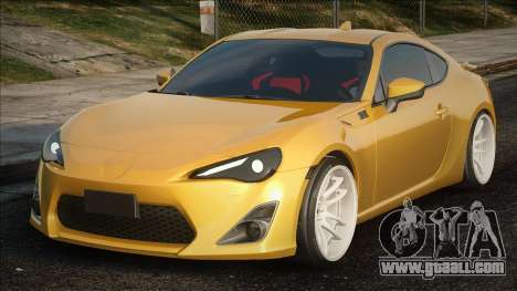 Toyota GT86 Yellow for GTA San Andreas