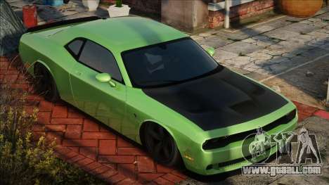 2017 Dodge Challenger Hellcat - Lime Green for GTA San Andreas