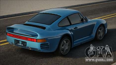 Porsche 959 1987 Blue for GTA San Andreas