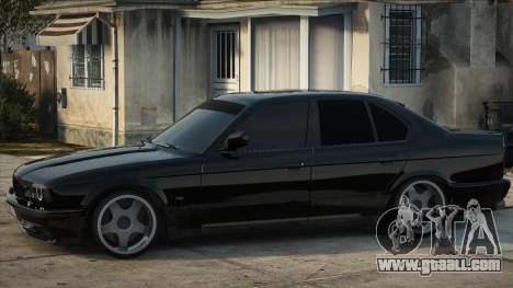 BMW E34 535i Black for GTA San Andreas