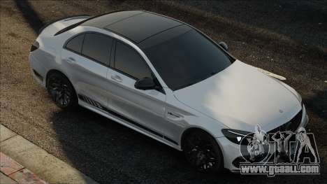 Mercedes-Benz C63 W205 - White for GTA San Andreas