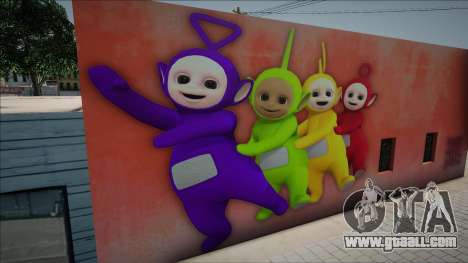 Teletubbies Mural for GTA San Andreas