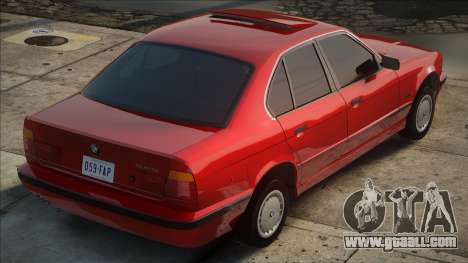 BMW E34 Red for GTA San Andreas