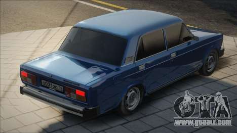 VAZ 2107 Blue Stock for GTA San Andreas