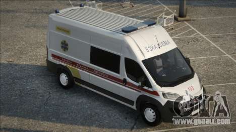 Fiat Ducato Ukrainian Ambulance for GTA San Andreas