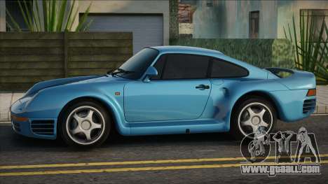 Porsche 959 1987 Blue for GTA San Andreas