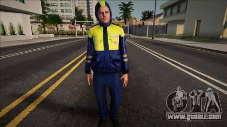 Traffic police inspector in demi-season uniform for GTA San Andreas