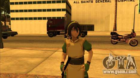 Toph Beifong for GTA San Andreas