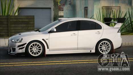 Mitsubishi Lancer Evolution 10 White for GTA San Andreas