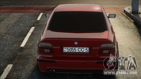 BMW 540i e39 RED for GTA San Andreas