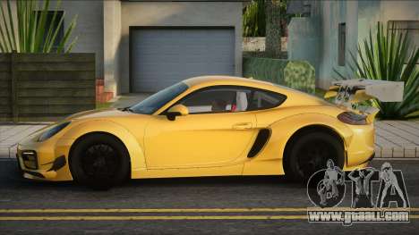 Porsche Cayman GTS 2015 Yellow for GTA San Andreas