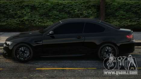 BMW M3 E92 Black for GTA San Andreas