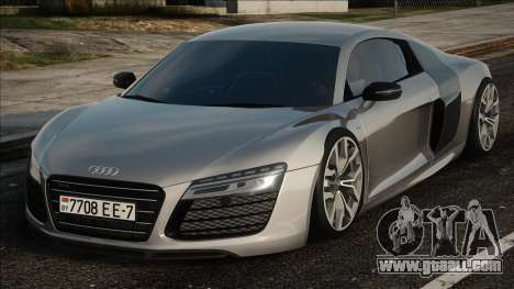 Audi R8 2013 Silver for GTA San Andreas