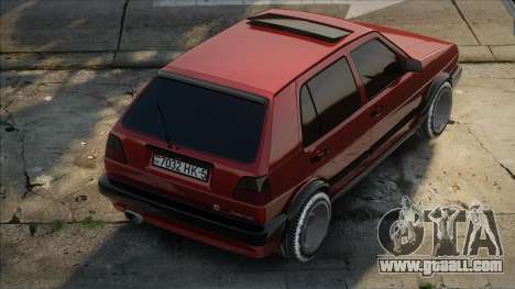 Volkswagen Golf 2 RED for GTA San Andreas