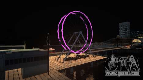 Neon Ferris Wheel Lights (Neon) for GTA San Andreas