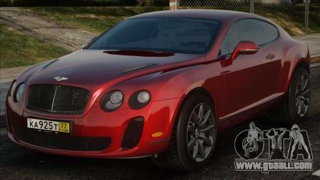 Bentley Continental Supersports 2010 for GTA San Andreas