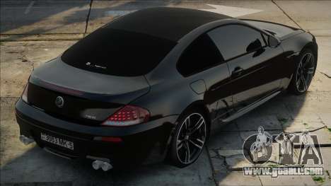 BMW M6 Black Coupe for GTA San Andreas