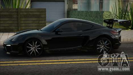 Porsche Cayman GTS 2015 Black for GTA San Andreas