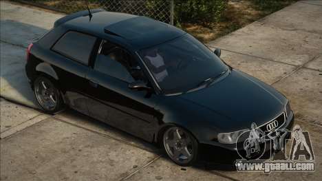 Audi A3 Black for GTA San Andreas