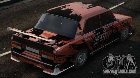 VAZ 2107 with vinyl for GTA San Andreas