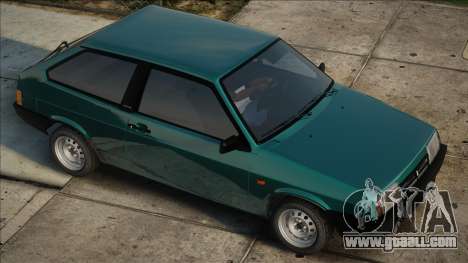 VAZ 2108 Green Stock for GTA San Andreas