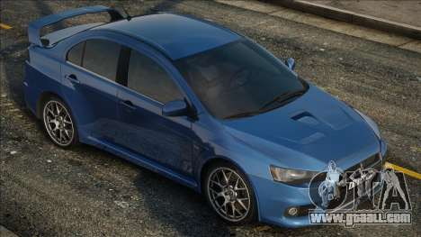 Mitsubishi Lancer Evolution Blu for GTA San Andreas