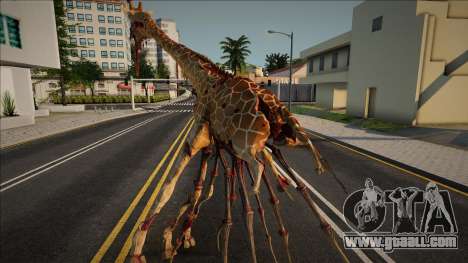 Jirafa infectado del juego Zoochosis for GTA San Andreas