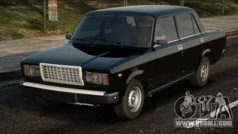 VAZ 2107 Black in stock classic for GTA San Andreas