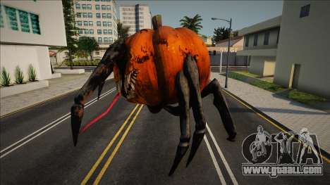 Calabaza arana con movimiento en lengua de Hallo for GTA San Andreas