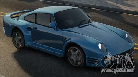 Porsche 959 1987 Blue for GTA San Andreas