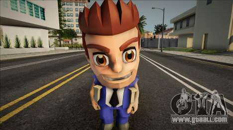 Barry Steakfries from Jetpack Joyride Skin for GTA San Andreas