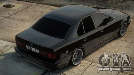 BMW E34 535i Black for GTA San Andreas