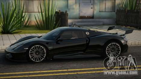 Porsche 918 Spyder 2014 Blek for GTA San Andreas