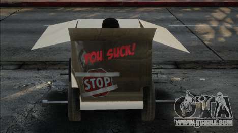 Carton box on wheels for GTA San Andreas