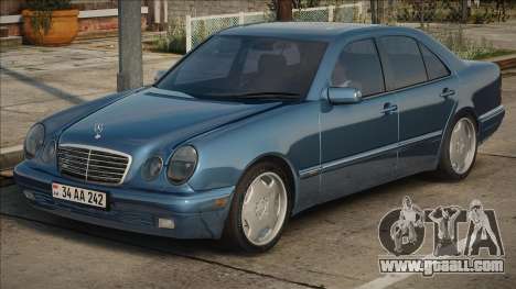 Mercedes-Benz E220 Blue for GTA San Andreas