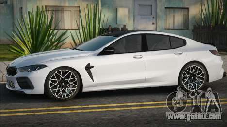 BMW M8 Gran Coupe White for GTA San Andreas