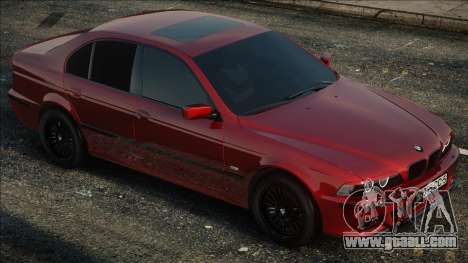 BMW 540i e39 RED for GTA San Andreas