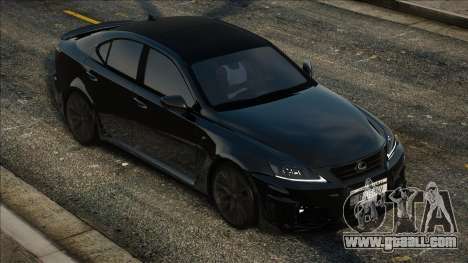 Lexus IS F Black for GTA San Andreas