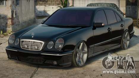 Mercedes Benz W210 E55 AMG Blek for GTA San Andreas