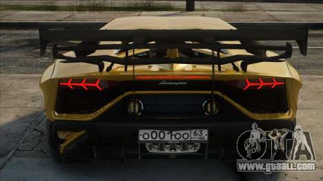 Lamborghini Aventador LP700-4 Yellow Stock for GTA San Andreas