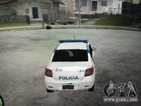 Renault Logan Police for GTA San Andreas