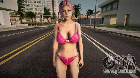 Eliza in Lingerie for GTA San Andreas