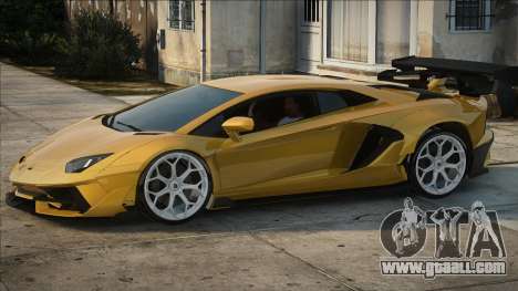 Lamborghini Aventador LP700-4 Yellow Stock for GTA San Andreas