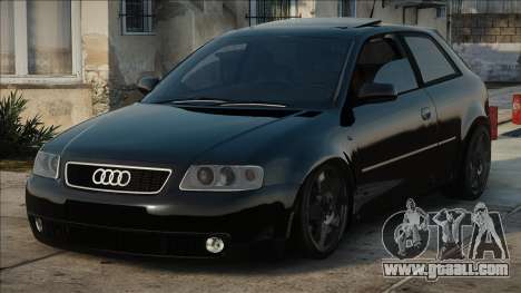 Audi A3 Black for GTA San Andreas