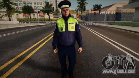 Traffic police inspector in demi-season uniform for GTA San Andreas