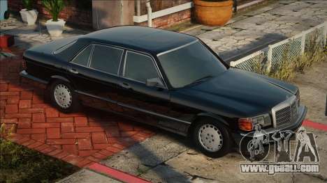 Mercedes-Benz W126 - Black for GTA San Andreas