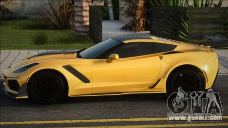 Chevrolet Corvette ZR1 2019 Yellow for GTA San Andreas