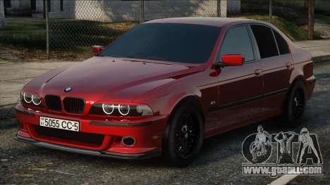 BMW 540i e39 RED for GTA San Andreas