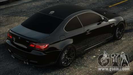 BMW M3 E92 Black for GTA San Andreas